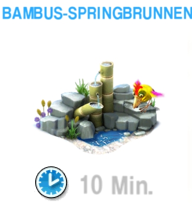 Bambus-Springbrunnen     